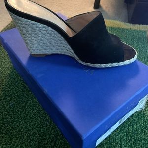 Stuart Weitzman wedges! Size 5.5 (black)